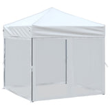 Vidaxl PartyTent pliable avec des parois latérales 2x2 m blanc