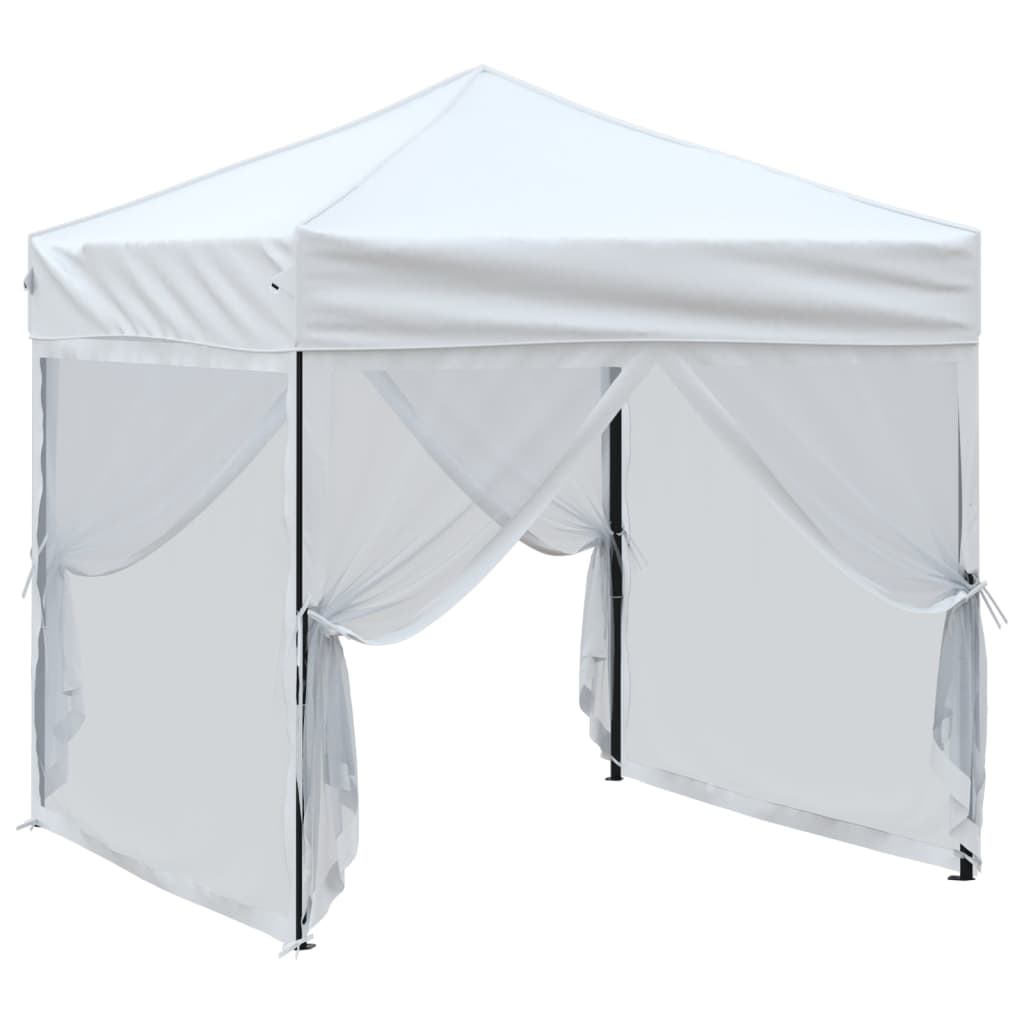 Vidaxl partyTent foldble med sidoväggar 2x2 m vit