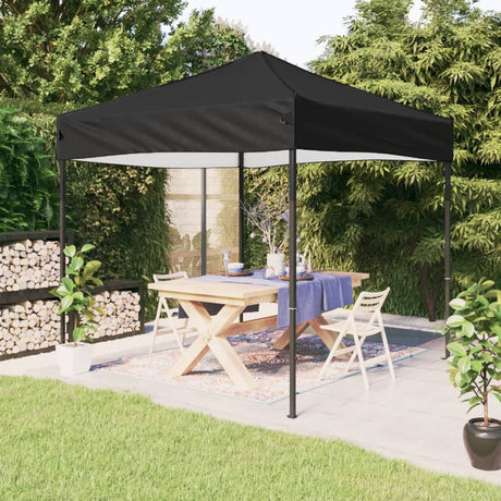 Vidaxl PartyTent pliable 3x3 m noir