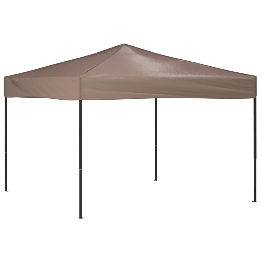 Vidaxl PartyTent sammenleggbar 3x3 m taupe