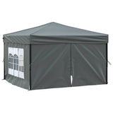 Vidaxl PartyTent pliable avec des parois latérales 3x3 m anthracite -colored