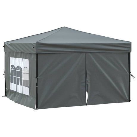 Vidaxl PartyTent pliable avec des parois latérales 3x3 m anthracite -colored