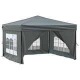 Vidaxl PartyTent pliable avec des parois latérales 3x3 m anthracite -colored