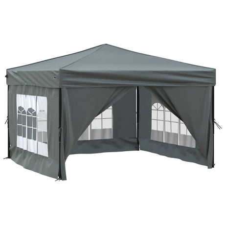 Vidaxl PartyTent pliable avec des parois latérales 3x3 m anthracite -colored