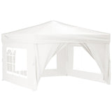 Vidaxl PartyTent pliable avec des parois latérales 3x3 m blanc