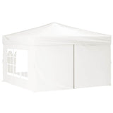 Vidaxl PartyTent pliable avec des parois latérales 3x3 m blanc