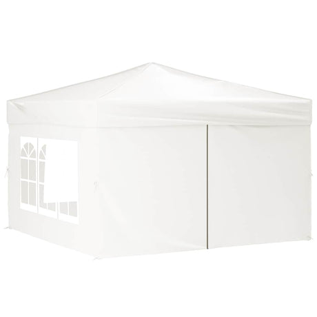Vidaxl PartyTent pliable avec des parois latérales 3x3 m blanc