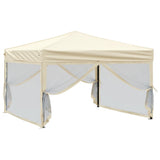 Vidaxl PartyTent pliable avec des murs latéraux 3x3 m crème -colored