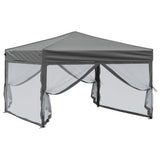 Vidaxl PartyTent pliable avec des parois latérales 3x3 m anthracite -colored