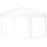 Vidaxl PartyTent pliable avec des parois latérales 3x3 m blanc