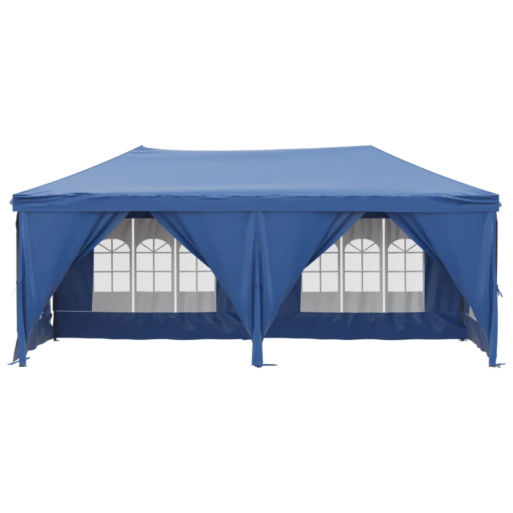 Vidaxl partyTent foldble med sidoväggar 3x6 m blå