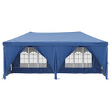 Vidaxl PartyTent plegable con paredes laterales de 3x6 m azul