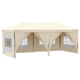 Vidaxx tente de fête pliable avec parois latérales 3x6 m couleur crème