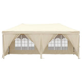Vidaxx tente de fête pliable avec parois latérales 3x6 m couleur crème