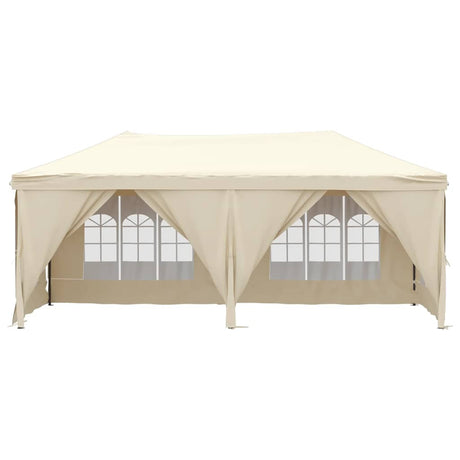 Vidaxx tente de fête pliable avec parois latérales 3x6 m couleur crème