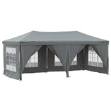 Vidaxl PartyTent pliable avec des parois latérales 3x6 m anthracite -colored