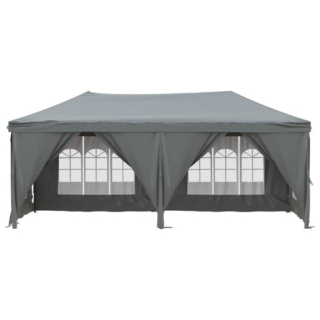 Vidaxl PartyTent pliable avec des parois latérales 3x6 m anthracite -colored