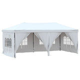 Vidaxx tente de fête pliable avec parois latérales 3x6 m blanc
