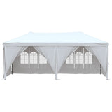 Vidaxx tente de fête pliable avec parois latérales 3x6 m blanc