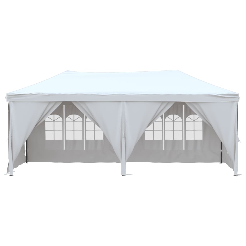 Vidaxl partyTent foldble med sidoväggar 3x6 m vit