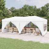 Vidaxx tente de fête pliable avec parois latérales 3x6 m blanc
