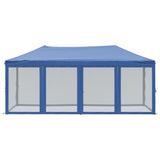 Vidaxl PartyTent pliable avec des parois latérales 3x6 m bleu