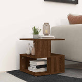 Vidaxl bijzettafel 40x40x40 cm bewerkt hout bruin eikenkleur