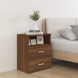 Vidaxl nachtkastjes 2 st 50x32x60 cm bruin eikenkleur