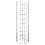 Vidaxl Gabion Pole Round Ø30x100 cm verzinkter Stahl