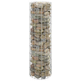 Vidaxl Gabion Pole ronde Ø30x100 cm en acier galvanisé