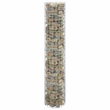 Vidaxl Gabion Pole ronde Ø30x150 cm en acier galvanisé