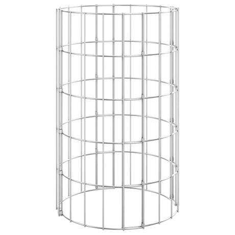 Vidaxx jardinières gabions 3 pcs rondes surélevées ø30x50 cm acier