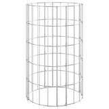 Vidaxl Gabion Planters 3 ST Rund Edisted Ø30x50 cm stal