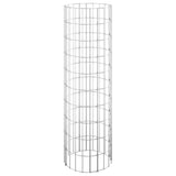 Vidaxl Gabion Planters 3 ST Round Rouled Ø30x100 cm Steel