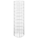 Vidaxl Gabion Planters 3 ST Round Rouled Ø30x100 cm Steel