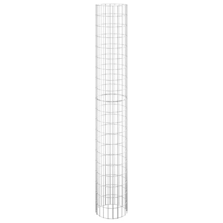 Vidaxl Gabion Planteurs 3 ST Round Rouled Ø30x200 cm Steel
