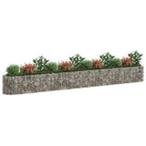 Vidaxl Gabion Planter surélevé 470x50x50 cm de fer galvanisé