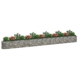 Vidaxl Gabion Planter surélevé 610x50x50 cm fer galvanisé