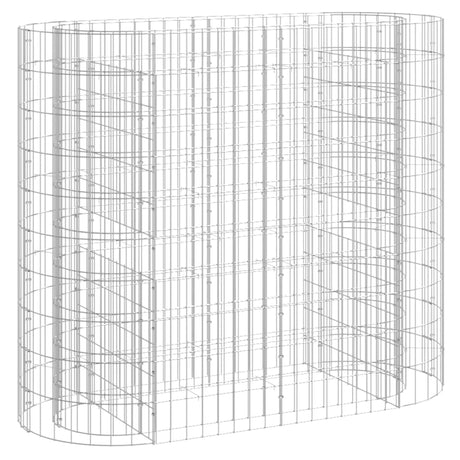 Vidaxl Gabion Planter surélevé 120x50x100 cm de fer galvanisé