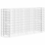 Vidaxl Gabion Planter surélevé 190x50x100 cm fer galvanisé