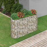 Vidaxl Gabion -Pflanzer hob 190x50x100 cm verzinktes Bügeleisen