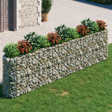 Vidaxl Gabion Sadzarka podniesiona 400x50x100 cm ocynkowane żelazo