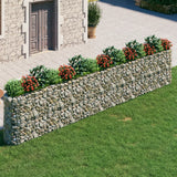 Vidaxl Gabion Planter a augmenté le fer galvanisé 540x50x100 cm