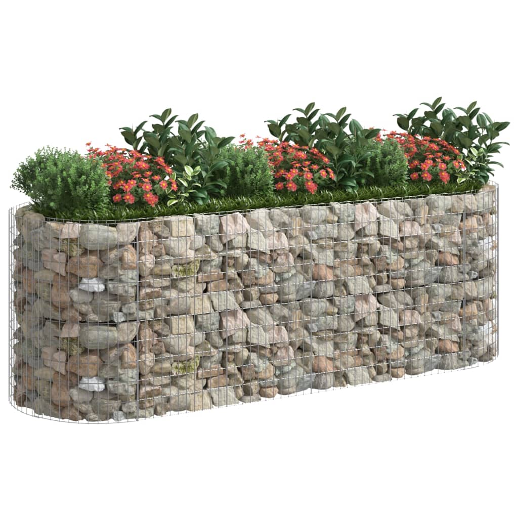 Vidaxl Gabion Sadzarka Zastionała 300x100x100 cm ocynkowane żelazo