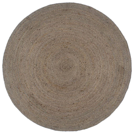 Vidaxl tapis fait à la main autour de 180 cm de jute gris