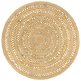 Tapis Vidaxl fait main 180 cm jute tressé