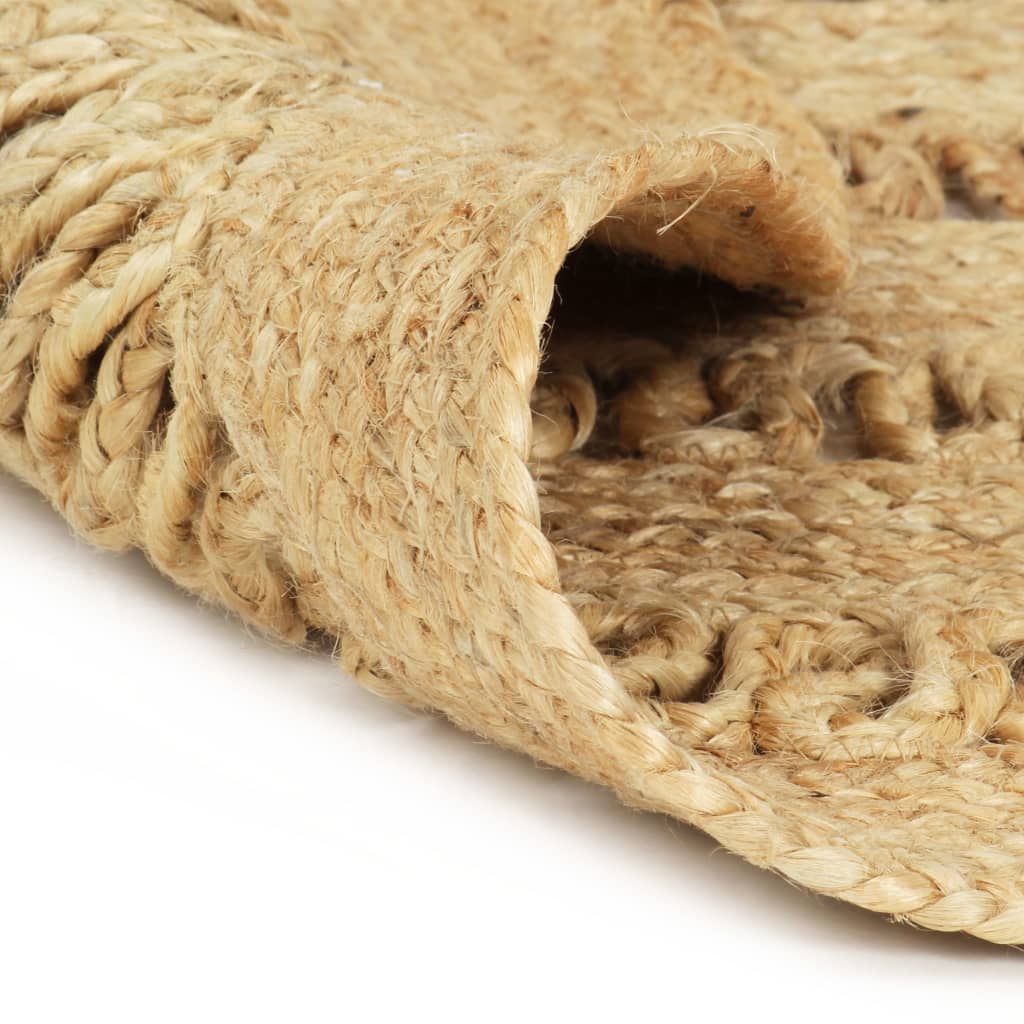 Tapis Vidaxl fait main 180 cm jute tressé