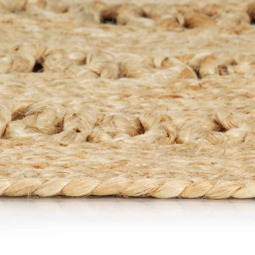 Vidaxl tapis à la main 210 cm Jute tressée