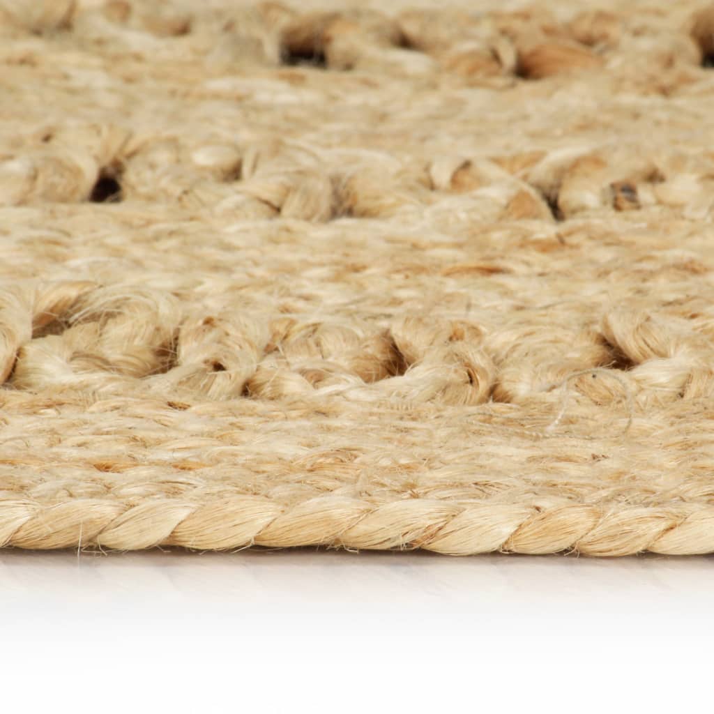 Tapis Vidaxx fait main 240 cm jute tressé