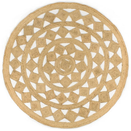 Vidaxl tapis à la main 180 cm Jute tressée